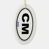 Cape May. Keramisch Ornament (Rechts)