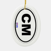 Cape May. Keramisch Ornament (Voorkant)