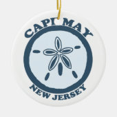 Cape May. Keramisch Ornament (Voorkant)