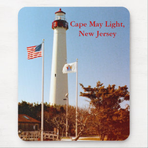 Cape May Light, New Jersey Mousepad Muismat