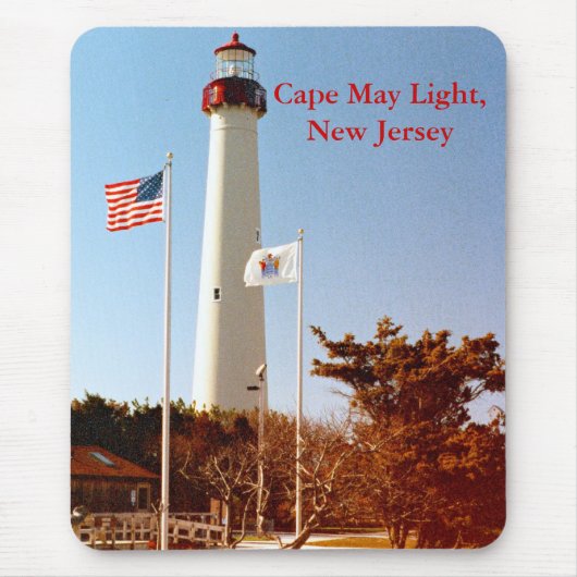 Cape May Light, New Jersey Mousepad Muismat (Voorkant)