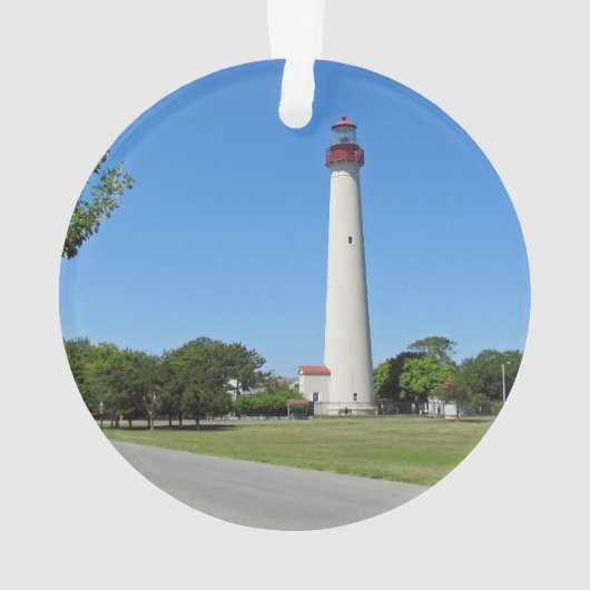 Cape May Lighthouse & Bunker Ornament (achterkant)