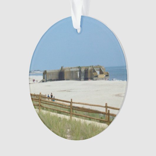 Cape May Lighthouse & Bunker Ornament (voorkant)