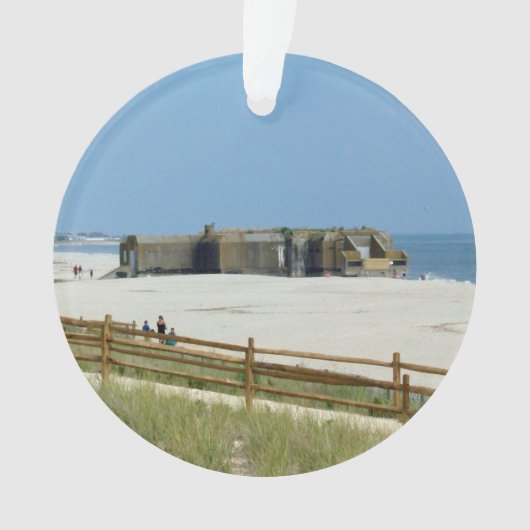 Cape May Lighthouse & Bunker Ornament (voorkant)