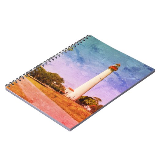 Cape May Lighthouse Canvas Print Notitieboek (Linkerzijde)