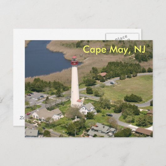 Cape May Lighthouse, Cape May, NJ Briefkaart (Voorkant / Achterkant)