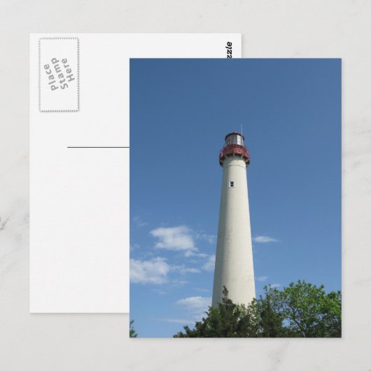 Cape May Lighthouse New Jersey Briefkaart (Voorkant / Achterkant)