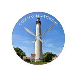 Cape May Lighthouse, New Jersey Clock Ronde Klok