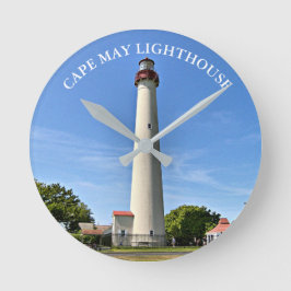 Cape May Lighthouse, New Jersey Clock Ronde Klok