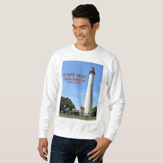 Cape May Lighthouse, New Jersey Sweatshirt (Voorkant volledig)