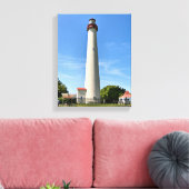 Cape May Lighthouse, New Jersey Wrapped Canvas (Insitu (Woonkamer))