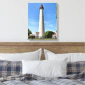 Cape May Lighthouse, New Jersey Wrapped Canvas (Insitu (Slaapkamer))