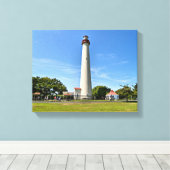 Cape May Lighthouse, New Jersey Wrapped Canvas (Insitu (Houten vloer))