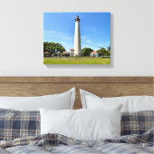 Cape May Lighthouse, New Jersey Wrapped Canvas (Insitu (Slaapkamer))