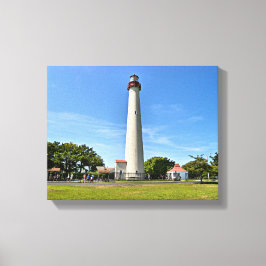 Cape May Lighthouse, New Jersey Wrapped Canvas Afdruk