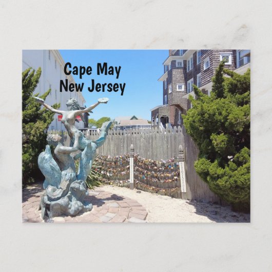Cape May Love Locks Briefkaart (Voorkant)
