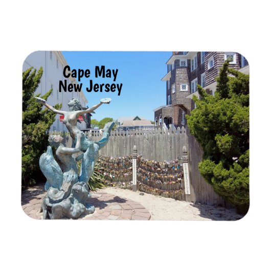 Cape May Love Locks Magneet (Horizontaal)