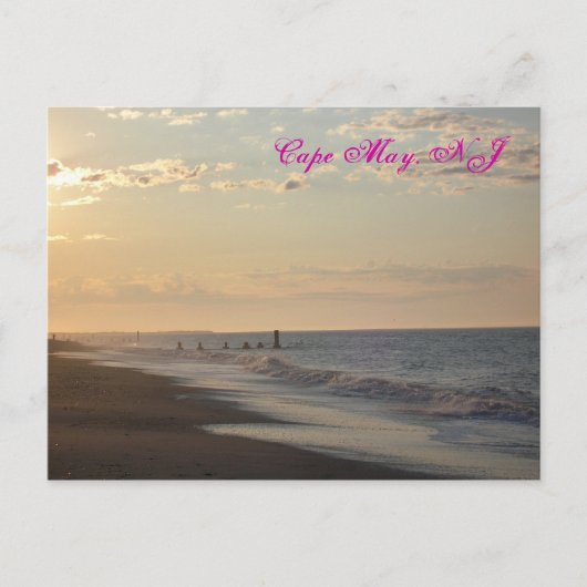 Cape May Lowtide briefkaart (Voorkant)