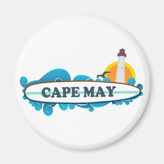 Cape May. Magneet (Voorkant)