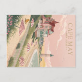 Cape May New Jersey Beach Briefkaart (Voorkant)