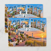 Cape May, New Jersey Briefkaart (Voorkant / Achterkant)