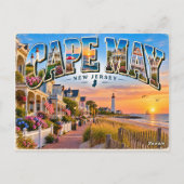 Cape May, New Jersey Briefkaart (Achterkant)