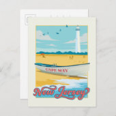Cape May, New Jersey Briefkaart (Voorkant / Achterkant)