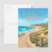 Cape May New Jersey Briefkaart (Voorkant / Achterkant)