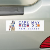 Cape May New Jersey Bumpersticker (Op auto)