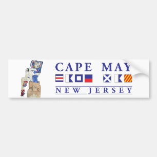 Cape May New Jersey Bumpersticker