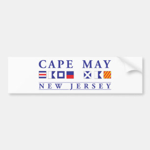 Cape May New Jersey Bumpersticker