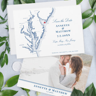 Cape May New Jersey Chesapeake Bay Elegant Map Save The Date