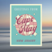 Cape May New Jersey disco Retro Briefkaart