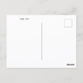 Cape May New Jersey disco Retro paarse Briefkaart (Achterkant)