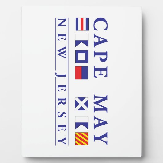 Cape May New Jersey Fotoplaat (Voorkant)