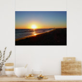 Cape May New Jersey Horizon Sunset Poster (Keuken)