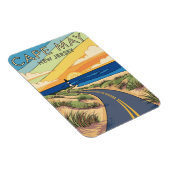 Cape May New Jersey illustratie reizen Magneet (Rechterzijde)