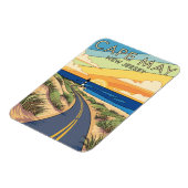 Cape May New Jersey illustratie reizen Magneet (Linkerzijde)