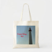 Cape May New Jersey Lighthouse Bag Tote Bag (Voorkant)