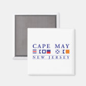 Cape May New Jersey Magneet (Voorkant / Achterkant)