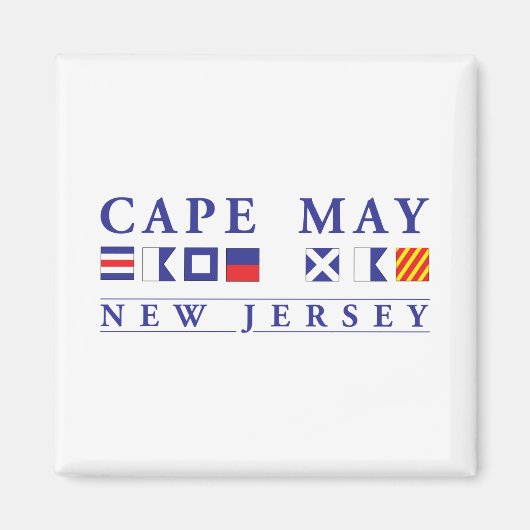 Cape May New Jersey Magneet (Voorkant)