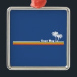 Cape May, New Jersey Metalen Ornament<br><div class="desc">Cape May is Amerika's oudste toevluchtsoord op zee en een bestemming voor stranden,  golf,  winkelen,  Victoriaans architectuur en outdoorplezier.</div>