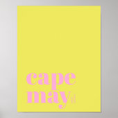 Cape May New Jersey moderne stad Poster (Voorkant)