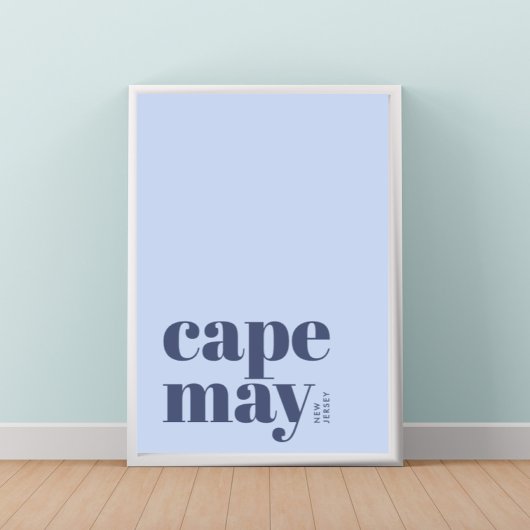 Cape May New Jersey moderne stad Poster