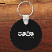 Cape May New Jersey Nj Hibiscus Flower Souvenir Me Sleutelhanger (Voorkant)