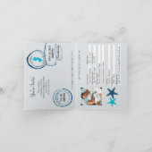 Cape May New Jersey Passport Uitnodiging voor een (Binnen)