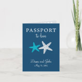 Cape May New Jersey Passport Uitnodiging voor een  (Voorkant)