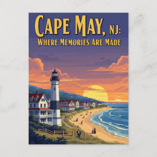  Cape May New Jersey Reizen Briefkaart