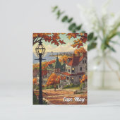  Cape May New Jersey Reizen Briefkaart (Staand voorkant)