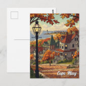  Cape May New Jersey Reizen Briefkaart (Voorkant / Achterkant)